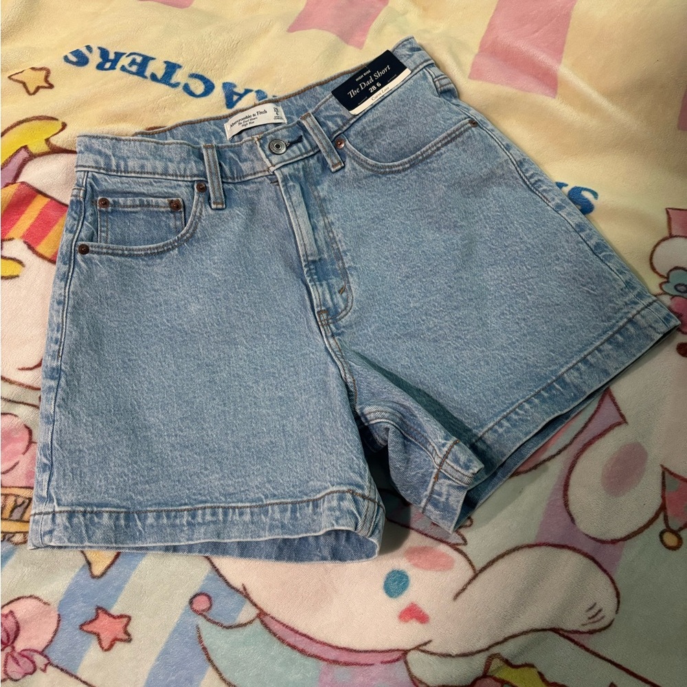 Abercrombie & Fitch high rise Jean shorts